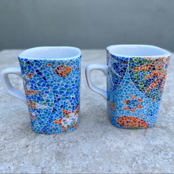 Barcelona Ceramic Espresso Cups. Set of 2. - Picture 4 of 8
